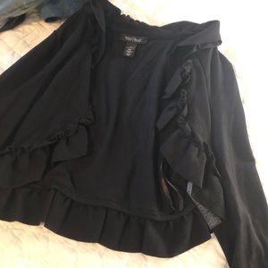 WHBM black bolero M